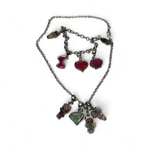 L.O.L. Surprise! Silver and Pink Charm Necklace